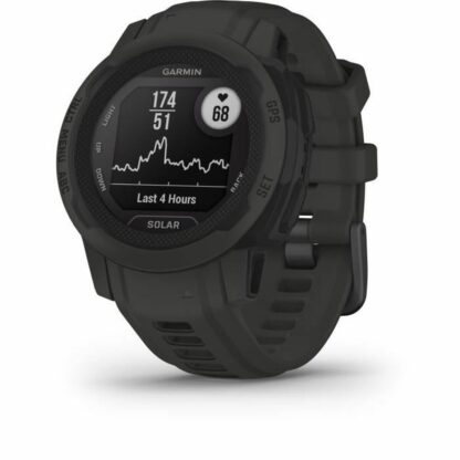 Smartwatch GARMIN Instinct 2 Solar Σκούρο γκρίζο 0,79" Μαύρο Γραφίτης