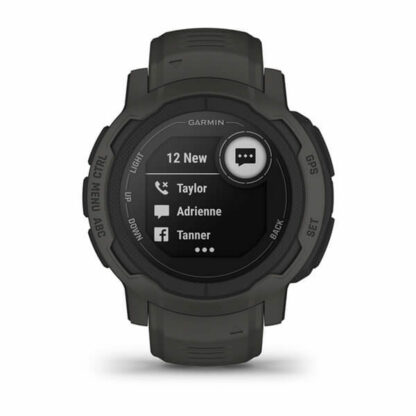 Smartwatch GARMIN Instinct 2 45 mm 0,9" Μαύρο Γραφίτης Σκούρο γκρίζο