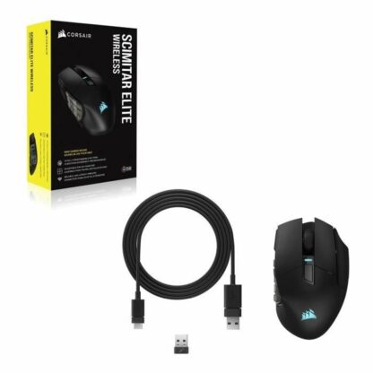 Bluetooth Ασύρματο Ποντίκι Corsair SCIMITAR ELITE RGB Μαύρο