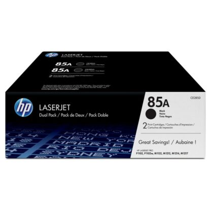 Γνήσιο Toner HP 85A (2 uds) Μαύρο Τόνερ (2 uds)