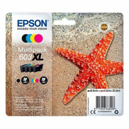 Αυθεντικό Φυσίγγιο μελάνης Epson C13T03A64010 Πολύχρωμο Μαύρο