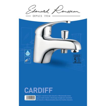 Βρύση με έναν μόνο μοχλό για το ντους Rousseau Cardiff Chrome