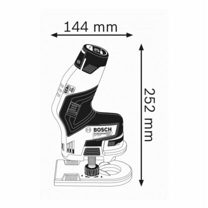 Στρογγυλοφρεζαρια BOSCH GKF 12V -8 Professional 36 W