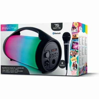 Ηχείο Bluetooth με Μικρόφωνο Καραόκε Bigben PARTYBTPRO 75 W Μαύρο