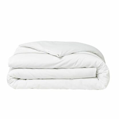 Κάλυψη παπλώματος TODAY Percale Λευκό 240 x 260 cm Μακραμέ