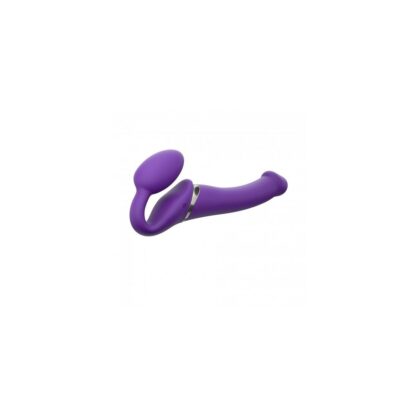 Αυνανιστήρι Διπλής Διείσδυσης Stroker Strap-on-me Purple Μωβ L