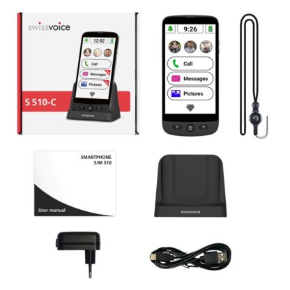 Smartphone Swiss Voice S510-C Μαύρο