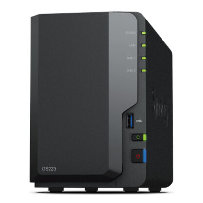 Δικτυακή συσκευή αποθήκευσης NAS Synology DS223 Μαύρο