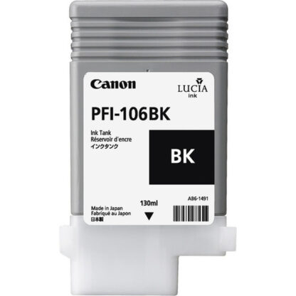 Αυθεντικό Φυσίγγιο μελάνης Canon PFI-106 BK Μαύρο