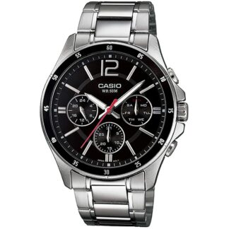 Ανδρικά Ρολόγια Casio MULTIFUNCTION CALENDAR - BLACK & BORDEAUX (Ø 43,5 mm)