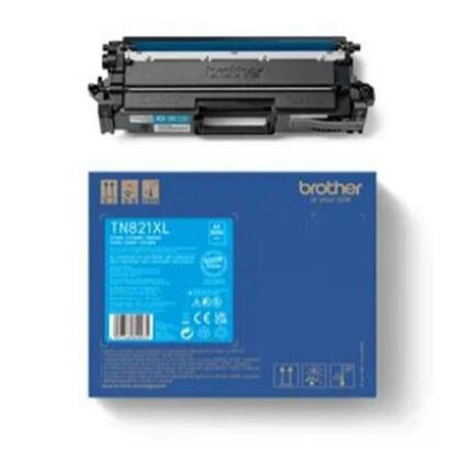 Γνήσιο Toner Brother TN-821XLC Μαύρο Κυανό