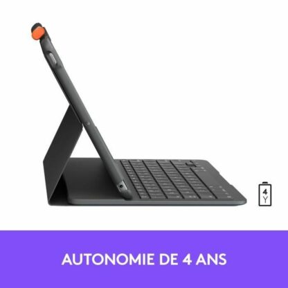 Κάλυμμα Tablet Logitech Slim Folio Γραφίτης AZERTY