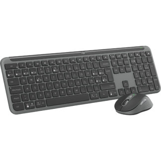 Πληκτρολόγιο Logitech 920-010491 Ισπανικά Γκρι Ασημί Πληκτρολόγιο Qwerty QWERTY