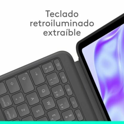 Θήκη Tablet και πληκτρολογιού Logitech 920-012667 Γραφίτης QWERTY