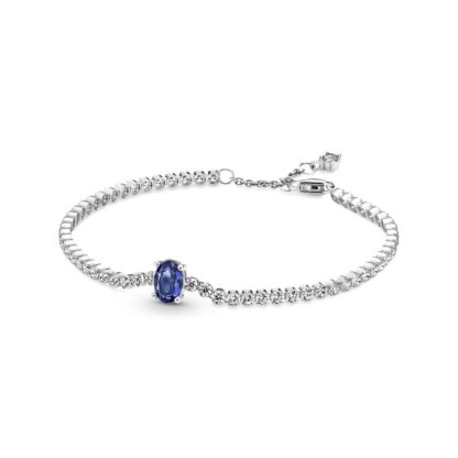 Γυναικεία Βραχιόλια Pandora SPARKLING PAVE TENNIS - SIZE 16 Ασημί