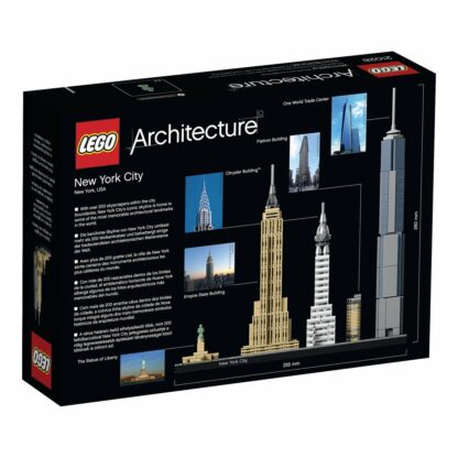 Παιχνίδι Kατασκευή Lego Architecture 21028 New York Πολύχρωμο 600 Τεμάχια