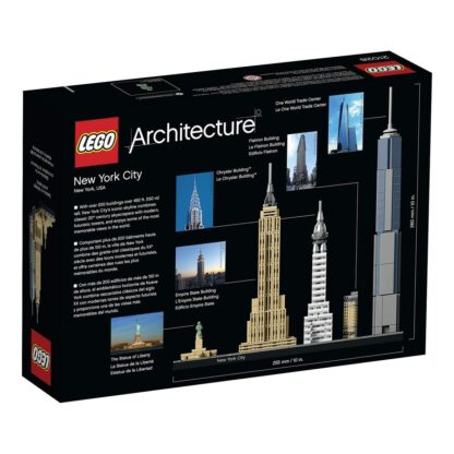 Παιχνίδι Kατασκευή Lego Architecture 21028 New York Πολύχρωμο 600 Τεμάχια