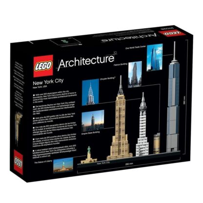 Παιχνίδι Kατασκευή Lego Architecture 21028 New York Πολύχρωμο 600 Τεμάχια