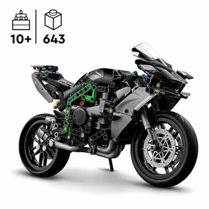 Παιχνίδι Kατασκευή Lego Technic 42170 Kawasaki Ninja H2R Μαύρο 643 Τεμάχια