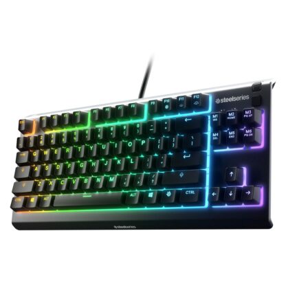 Πληκτρολόγιο Παιχνιδιού SteelSeries APEX 3 TKL Μαύρο Ισπανικό Qwerty