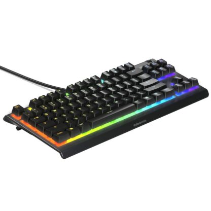 Πληκτρολόγιο Παιχνιδιού SteelSeries APEX 3 TKL Μαύρο Ισπανικό Qwerty