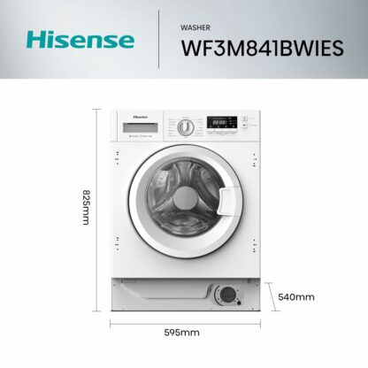 Πλυντήριο ρούχων Hisense WF3M841BWIES 59,5 cm 1400 rpm 8 kg