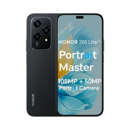 Smartphone Honor 200 Lite 8 GB RAM 256 GB Μαύρο