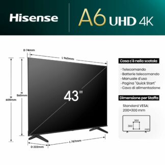 Smart TV Hisense 32A4N        32 32" HD LED D-LED