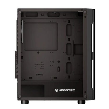 Κουτί Μέσος Πύργος ATX Nfortec NF-CS-AZIR-B Μαύρο