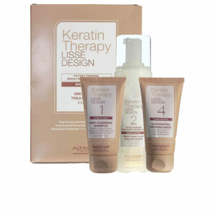 Δυναμώνη και Περιποίει τα Μαλλιά Alfaparf Milano LISSE DESIGN KERATIN THERAPY 100 ml 3 Τεμάχια