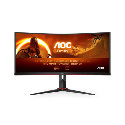 Οθόνη AOC CU34G2XP/BK UltraWide Quad HD 34"