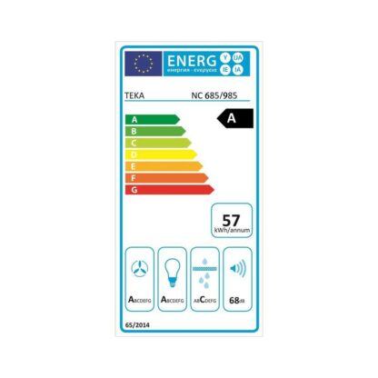 Συμβατικός Απορροφητήρας Teka 40455382 90 cm 807 m3/h 68 dB 286W Χάλυβας