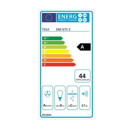 Συμβατικός Απορροφητήρας Teka DM675S 60 cm 603 m3/h 67 dB 278W Γκρι Ασημί Χάλυβας