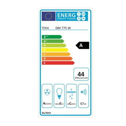 Συμβατικός Απορροφητήρας Teka 40476231 70 cm 603 m3/h 67 dB 278W Λευκό