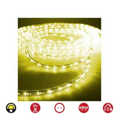 LED Σωλήνας EDM 72707 Flexiled Κίτρινο 1,75 W x 1 m 48 m