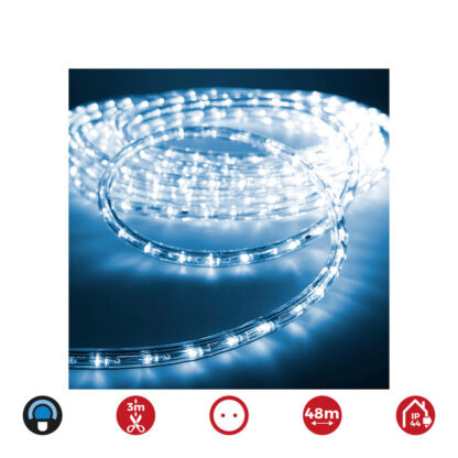 LED Σωλήνας EDM 72708 flexiLED Μπλε 1,75 W x 1 m 48 m 2 δρόμων