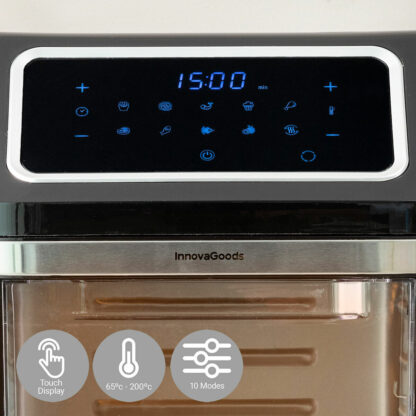 Φριτέζα με Αέρα InnovaGoods Μαύρο 1800 W 12 L Ανοξείδωτο ατσάλι (Ανακαινισμένα B)