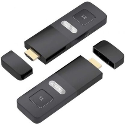 Αντάπτορας HDMI Aisens ASWL-H2K30M001-BK Μαύρο