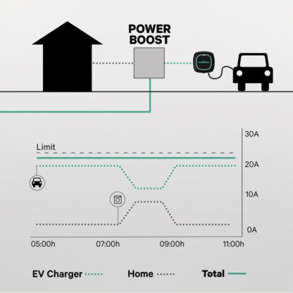 Εξασθενητής ισχύος Power Boost Wallbox 100A/EM112