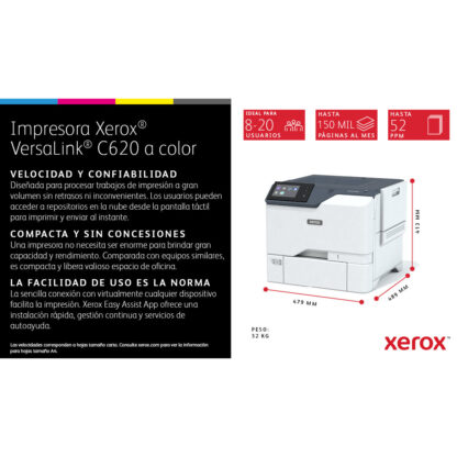 Εκτυπωτής Λέιζερ Xerox C620V_DN