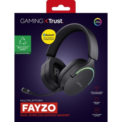 Ακουστικά με Μικρόφωνο για Gaming Trust GXT 491 Fayzo Μαύρο