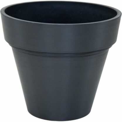 Βάζο Λουλουδιών Mega Collections Ecostone Planter Μαύρο 55 x 51 cm