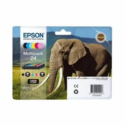 Αυθεντικό Φυσίγγιο μελάνης Epson Multipack 24 Κίτρινο Μαύρο Κυανό Mατζέντα