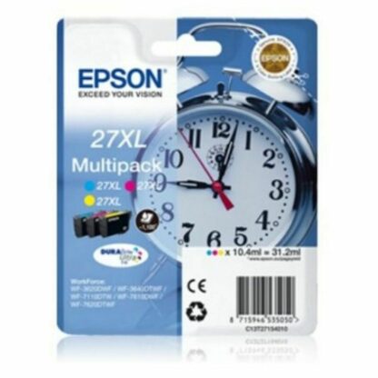 Αυθεντικό Φυσίγγιο μελάνης Epson 27XL Μαύρο Πολύχρωμο Κυανό/Ματζέντα/Κίτρινο