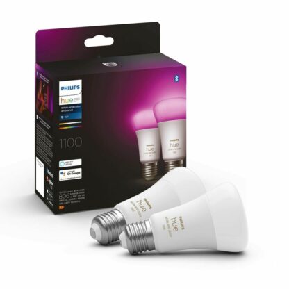 Έξυπνη Λάμπα Philips Pack de 2 E27 Λευκό F 9 W E27 806 lm (6500 K)