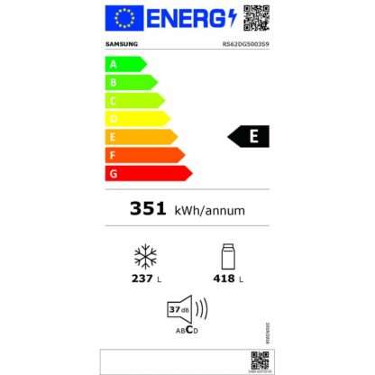 Συνδυασμένο Ψυγείο Samsung RS62DG5003S9EF Χάλυβας 628 L