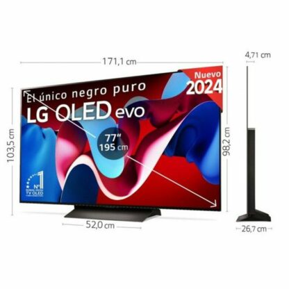 Smart TV LG C4 SERIES 77" 4K Ultra HD HDR OLED NVIDIA G-SYNC (Ανακαινισμένα A)