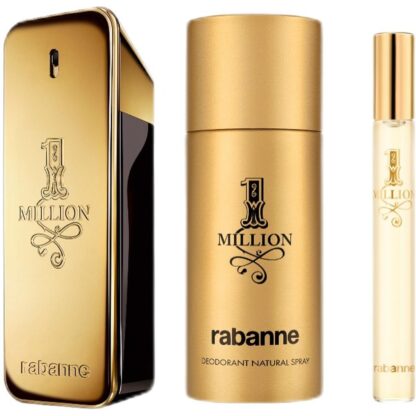 Σετ Ανδρικό Άρωμα Paco Rabanne 1 Million 3 Τεμάχια