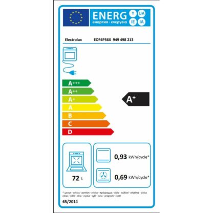 Φούρνος Electrolux EOF4P56X 2300 W 72 L