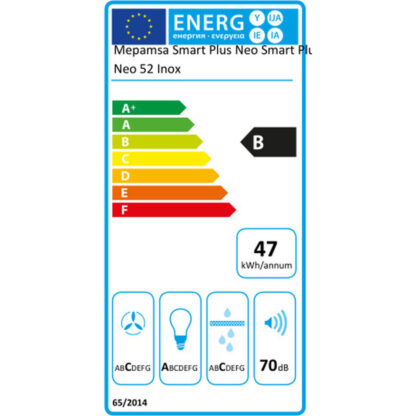 Συμβατικός Απορροφητήρας Mepamsa SMART PLUS NEO 52X 50 cm Χάλυβας